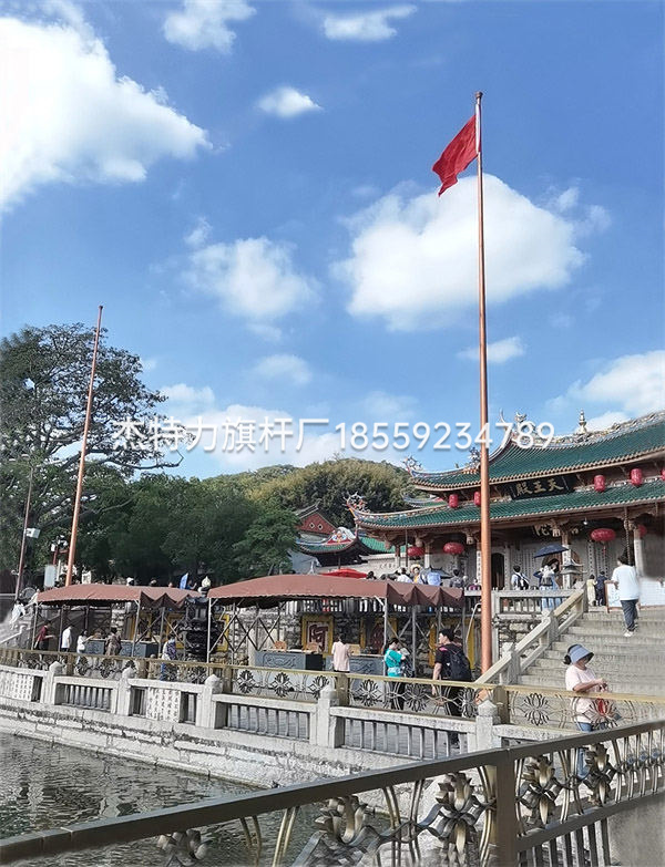 杰特力-寺廟旗桿