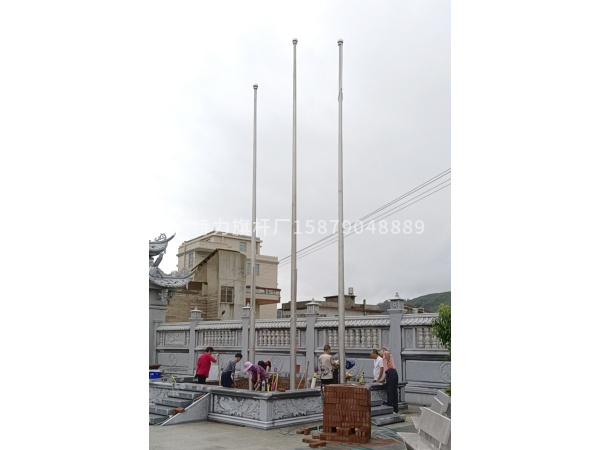 杰特力-寺廟宗祠堂村祖祠旗桿