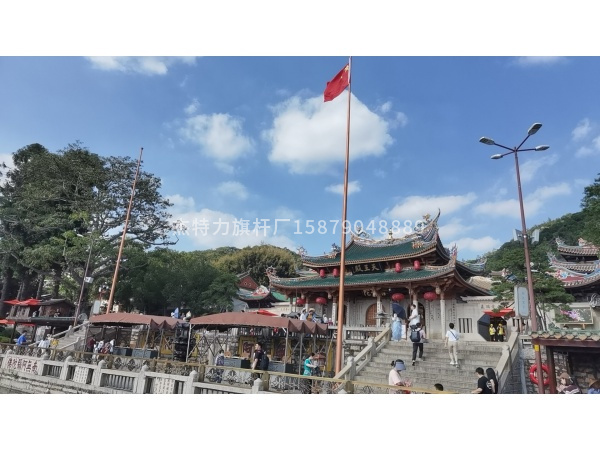 杰特力-寺廟旗桿