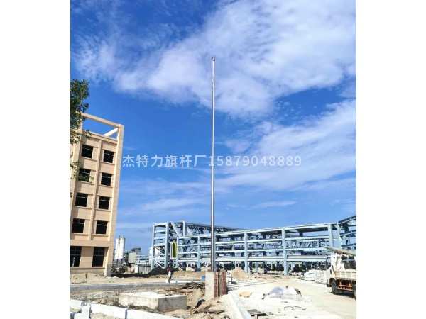 杰特力-電動遙控唱國歌音樂同步旗桿