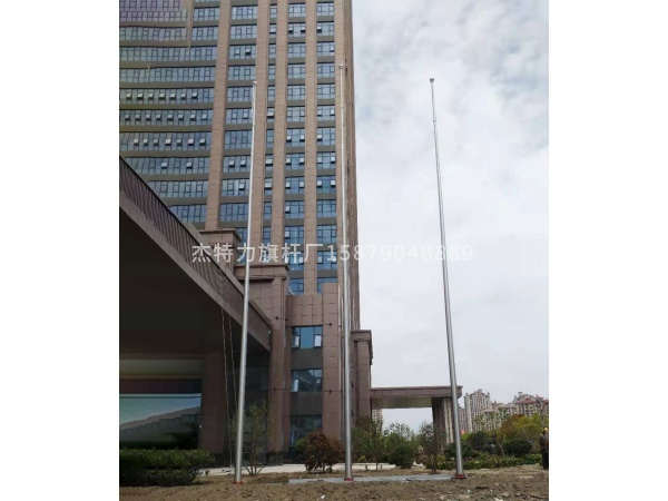 杰特力-工廠企業(yè)集團(tuán)不銹鋼錐形電動(dòng)旗桿