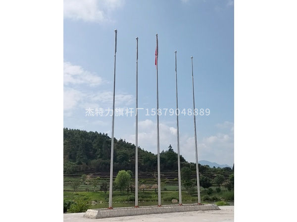 杰特力-不銹鋼錐形電動旗桿