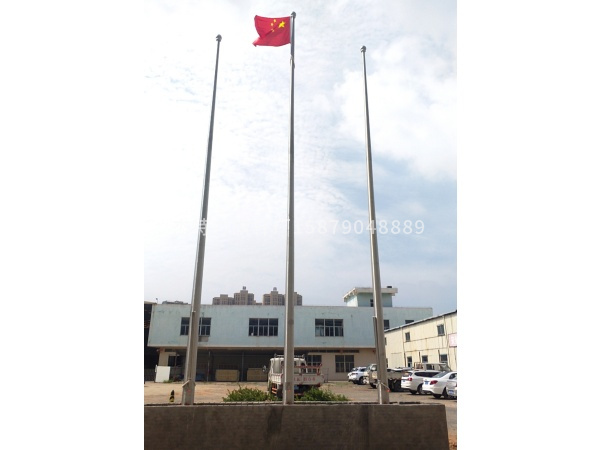 杰特力-不銹鋼錐形內(nèi)置式升旗桿